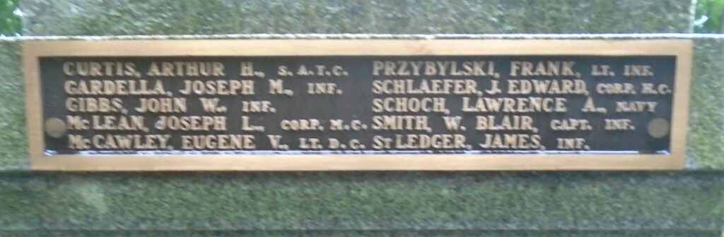 ALMA MATER STATUE MEMORIAL PLAQUE F