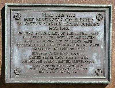 FORT HUNTING MEMORIAL PLAQUE