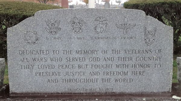HELLERTOWN VETERANS OF ALL WARS MEMORIAL STONE A