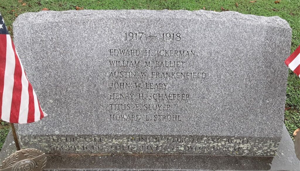 HELLERTOWN VETERANS OF ALL WARS MEMORIAL STONE B