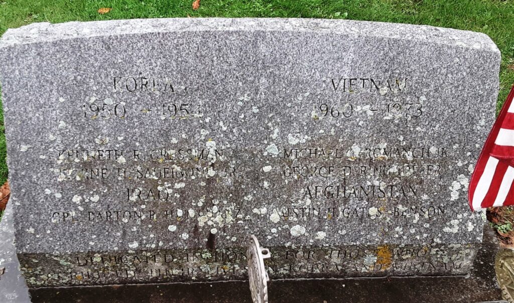 HELLERTOWN VETERANS OF ALL WARS MEMORIAL STONE E