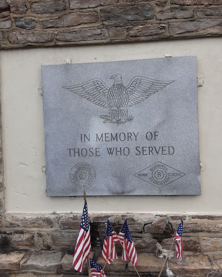 BOOTHWYN ELEMENTARY SCHOOL VETERANS MEMORIAL