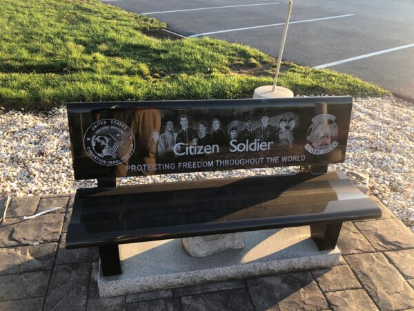 CITIZEN SOLDIER WAR MEMORIAL BENCH