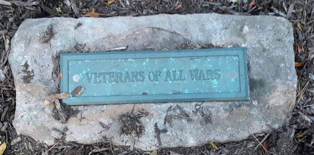 LEWISBURG AND VICINITY VETERANS OF ALL WARS MEMORIAL PLAQUE
