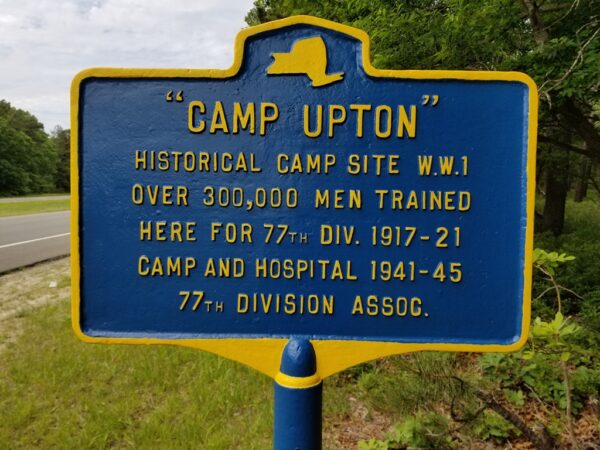 “CAMP UPTON” WAR MEMORIAL MARKER