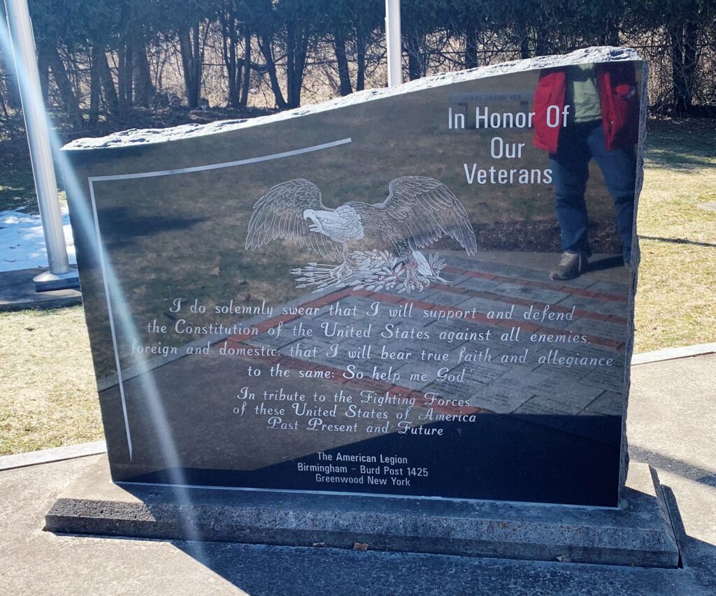 IN HONOR OF OUR VETERANS MEMORIAL