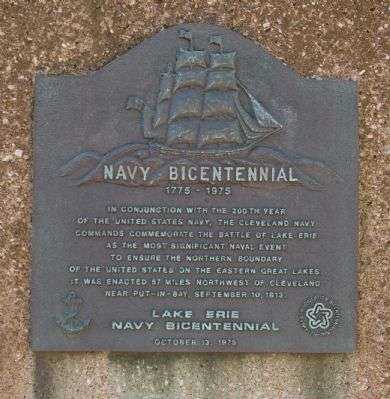 NAVY BICENTENNIAL 1775-1975 MEMORIAL PLAQUE