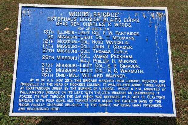 WOOD’S BRIGADE MEMORIAL PLAQUE