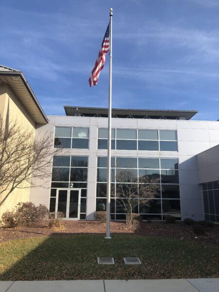 IN MEMORY OF DANIEL L. ZERBE WAR MEMORIAL FLAGPOLE