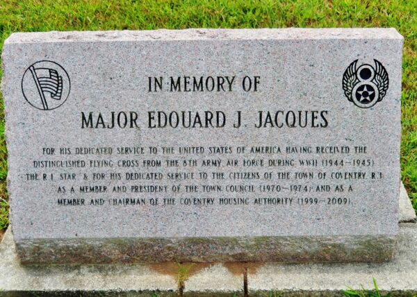 MAJOR EDOUARD J. JACQUES WAR MEMORIAL