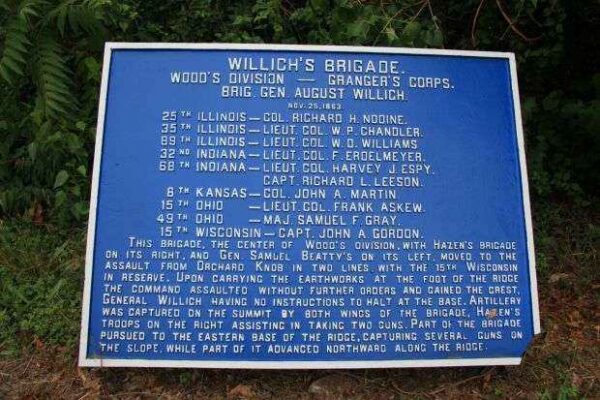 WILLICH’S BRIGADE WAR MEMORIAL PLAQUE II