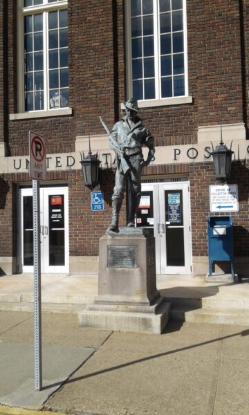 THE HIKER MONONGAHELA PA WAR MEMORIAL