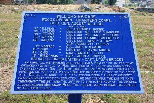 WILLICH’S BRIGADE WAR MEMORIAL PLAQUE I