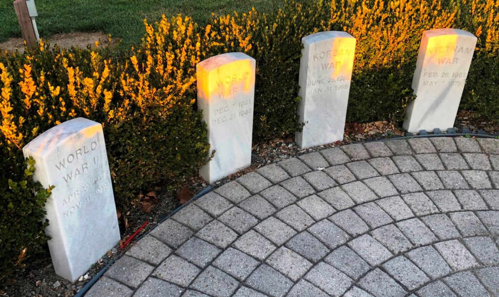MOUNTVILLE WAR VETERANS MEMORIAL CEMETERY STONE