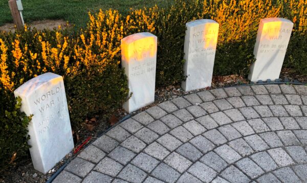 MOUNTVILLE WAR VETERANS MEMORIAL CEMETERY STONE