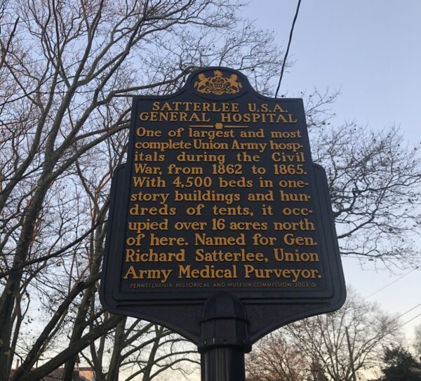 SATTERLEE U.S.A. GENERAL HOSPITAL MEMORIAL PLAQUE