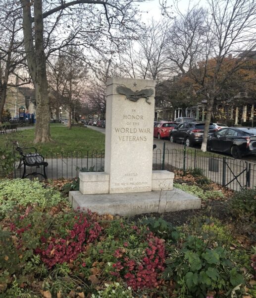 THE WEST PHILADELPHIA BUSINESS MEN’S ASSOCIATION WORLD WAR MEMORIAL