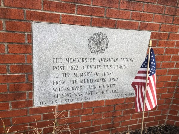 AMERICAN LEGION POST #622 VETERANS MEMORIAL