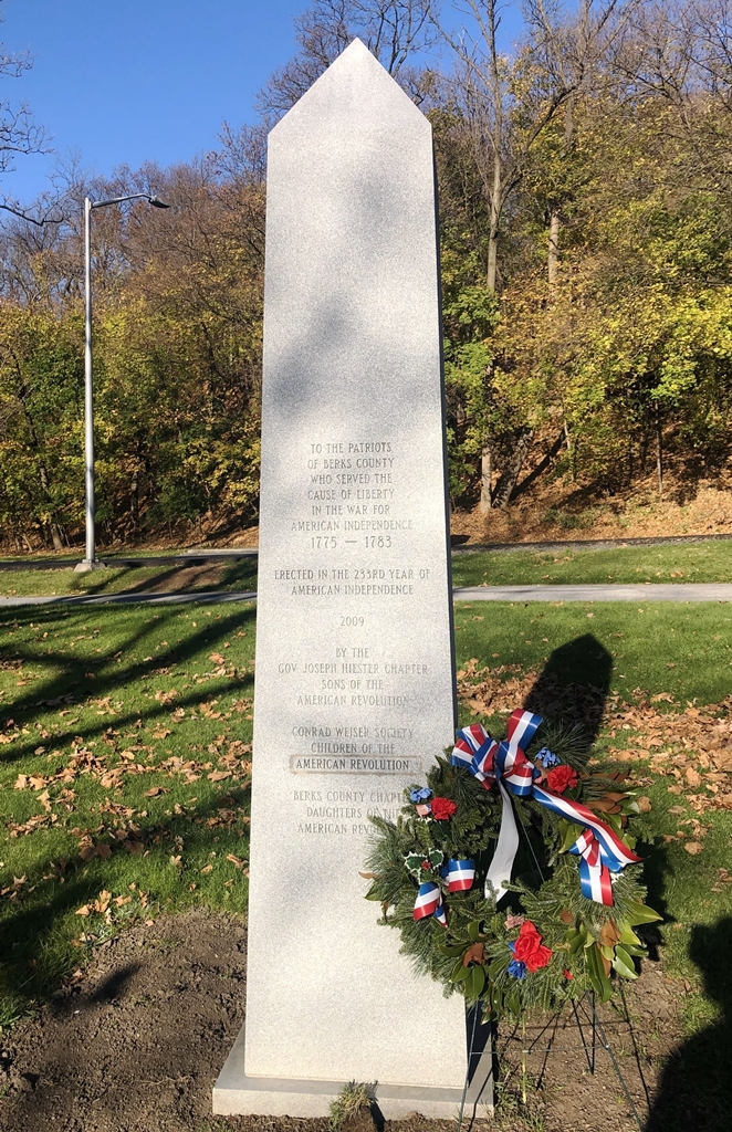 BERKS COUNTY VETERANS OF THE WAR FOR AMERICAN INDEPENDENCE