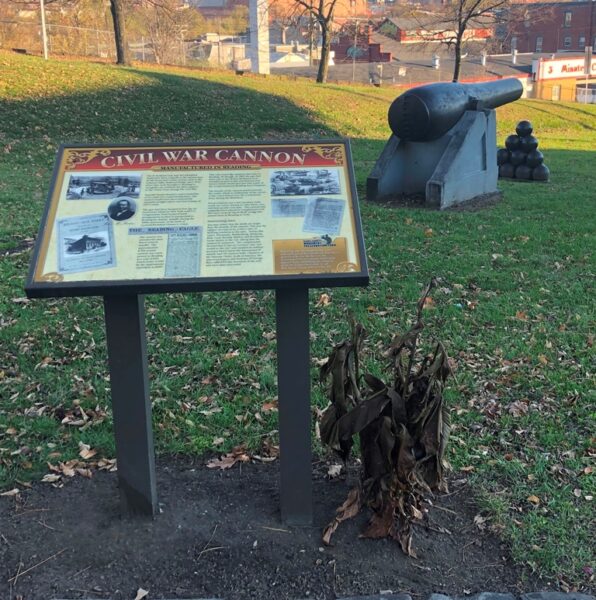 CIVIL WAR CANNON MANUFACTURED IN READING MEMORIAL