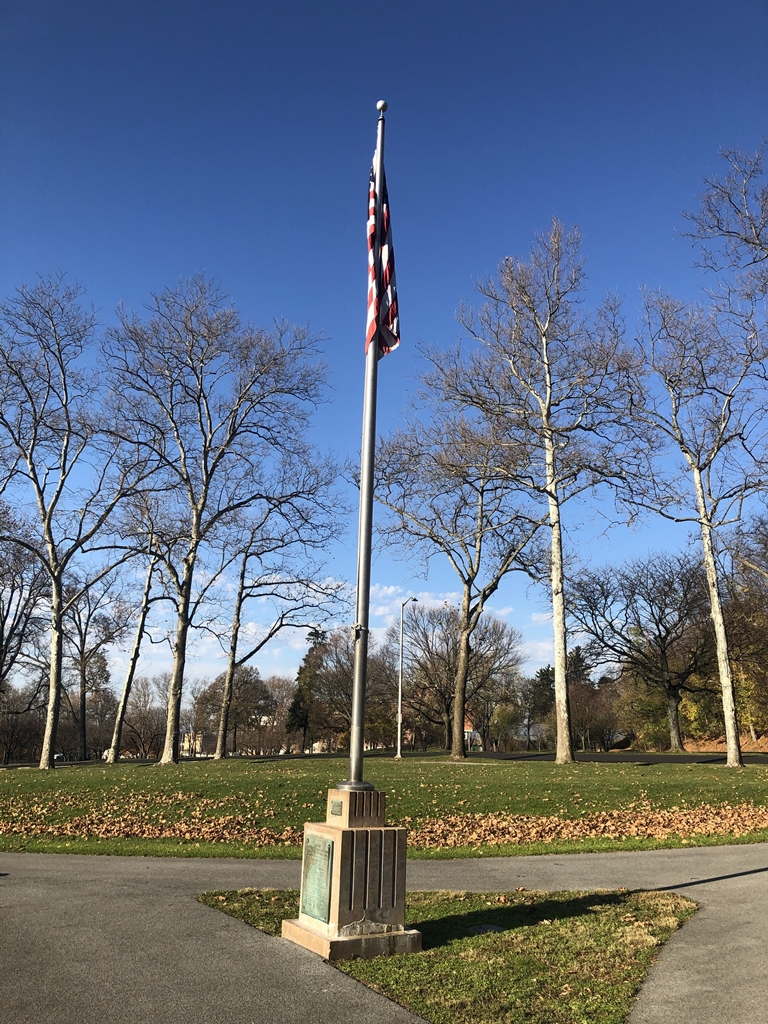 FIREMEN’S UNION WORLD WAR II MEMORIAL FLAGPOLE