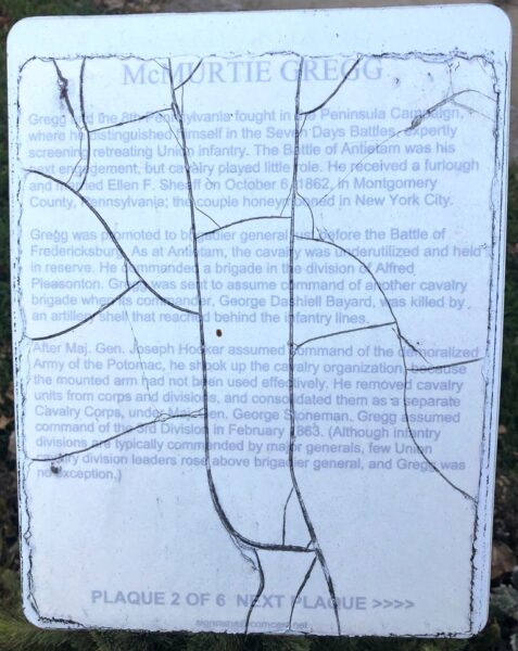 GENERAL DAVID MCMURTIE GREG WAR MEMORIAL PLAQUE 2 OF 6