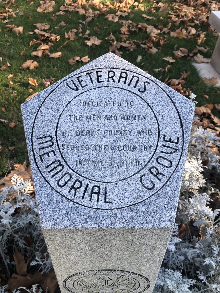 BERKS COUNTY VETERANS MEMORIAL GROVE
