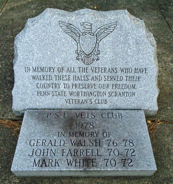 PENN STATE WORTHINGTON SCRANTON VETERANS MEMORIAL
