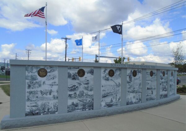 SCRANTON VETERANS MEMORIAL PARK BACK
