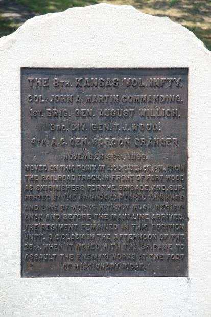 THE 8TH KANSAS VOL. INFTY. WAR MEMORIAL