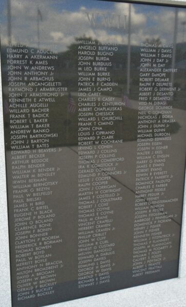 SCRANTON VETERANS MEMORIAL PARK PANEL C