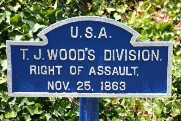 T.J. WOOD’S DIVISION WAR MEMORIAL MARKER