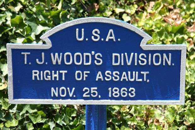 T.J. WOOD’S DIVISION WAR MEMORIAL MARKER