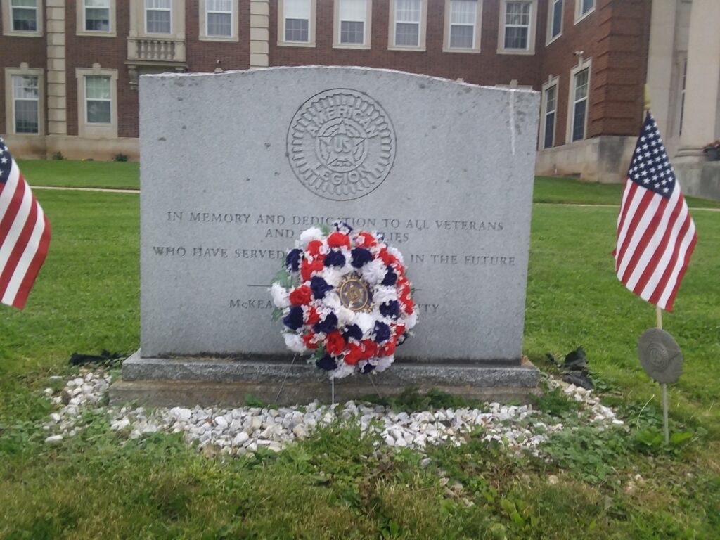 SMETHPORT AMERICAN LEGION VETERANS MEMORIAL
