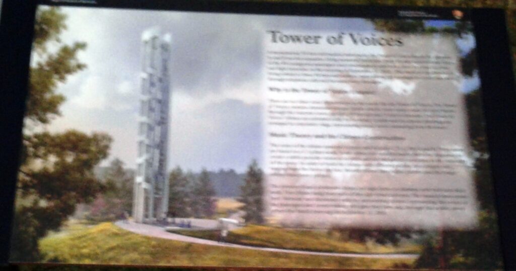 TOWER OF VOICES FLIGHT 93 NATIONAL MEMORIAL PLAQUE