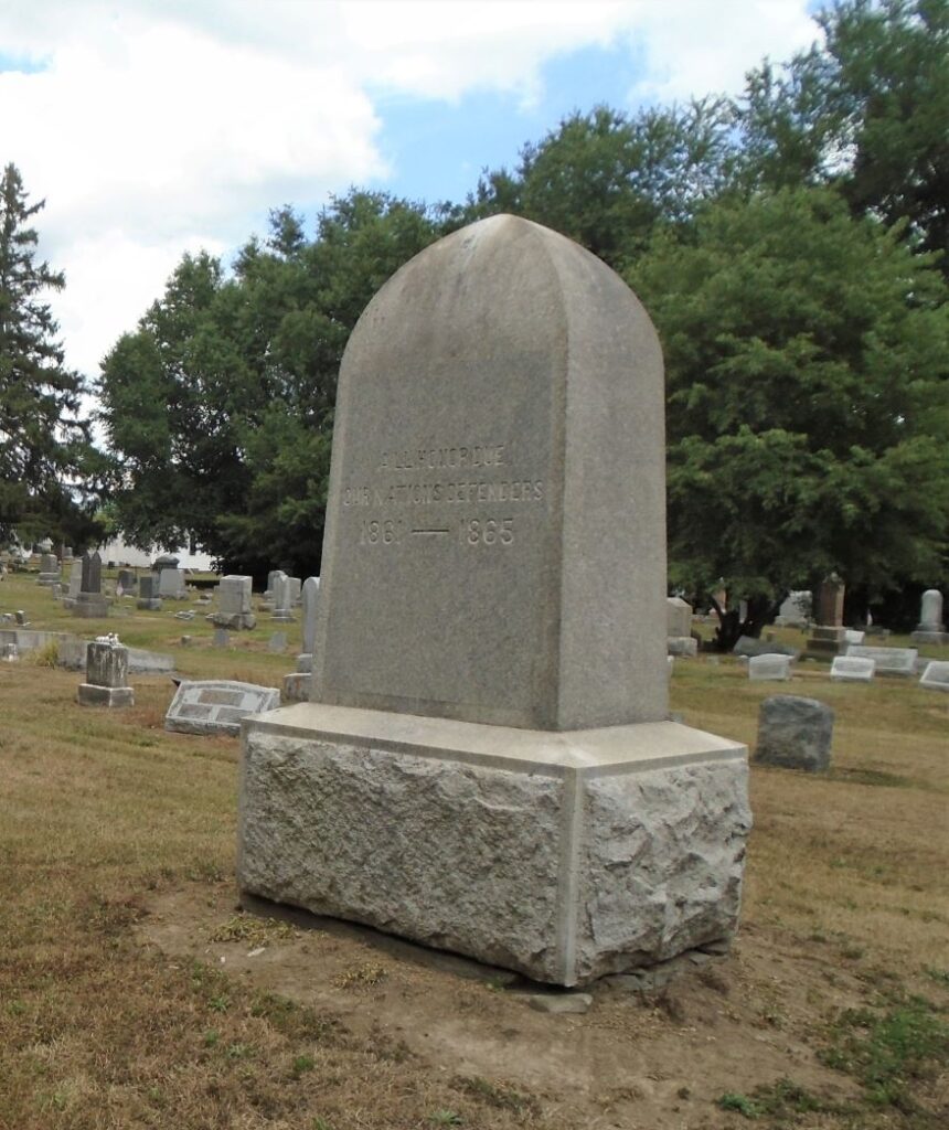 ULSTER CEMETERY CIVIL WAR MEMORIAL