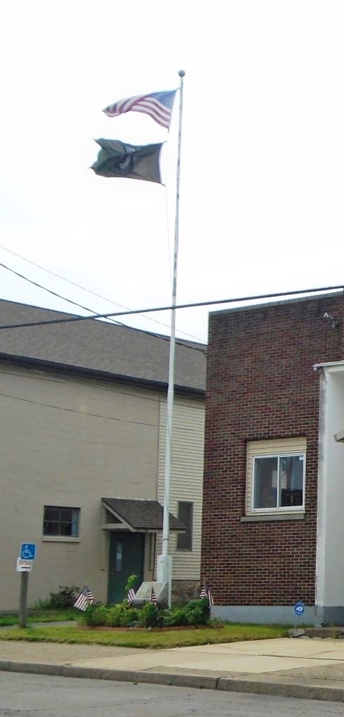 AMERICAN LEGION POST 558 LEST WE FORGET MEMORIAL FLAGPOLE