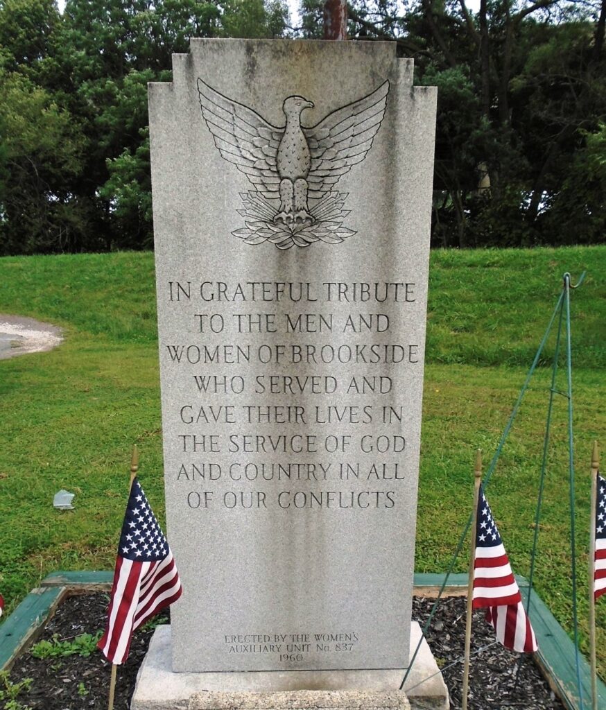 BROOKSIDE WAR VETERANS MEMORIAL