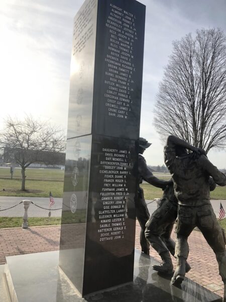 YORK COUNTY VIETNAM WAR MEMORIAL UPRIGHT B