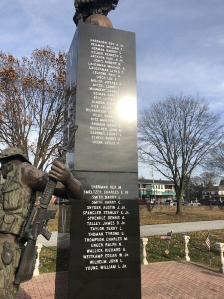 YORK COUNTY VIETNAM WAR MEMORIAL UPRIGHT C