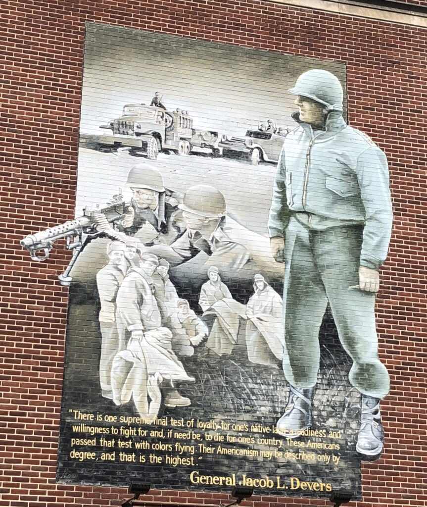 GENERAL JACOB L. DEVERS WAR MEMORIAL MURAL