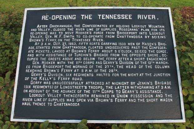 RE-OPENING THE TENNESSEE RIVER MEMORIAL PLAQUE