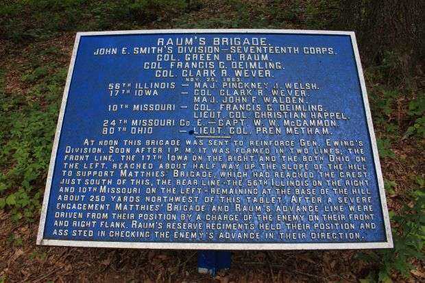 RAUM’S BRIGADE MEMORIAL PLAQUE