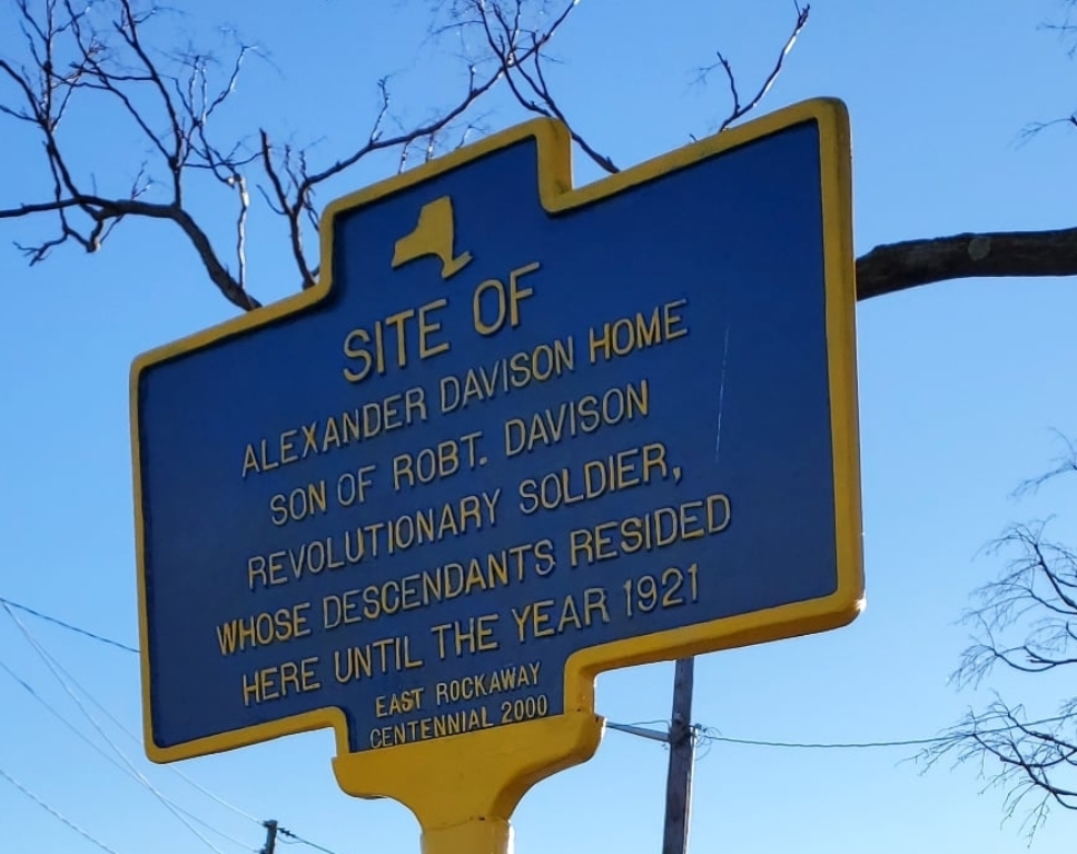 SITE OF ALEXANDER DAVISON HOME MEMORIAL MARKER