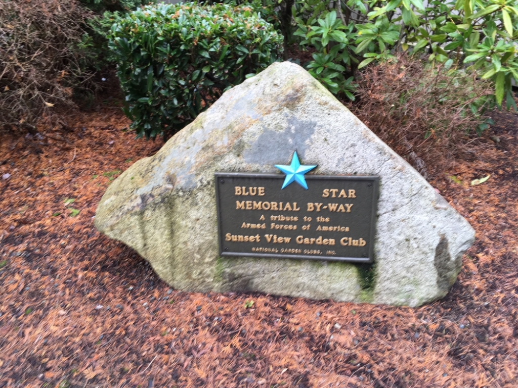 RENTON BLUE STAR MEMORIAL BY-WAY PLAQUE