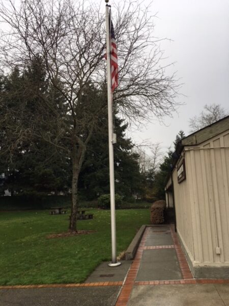 RENTON SENIOR ACTIVITY CENTER MEMORIAL FLAGPOLE
