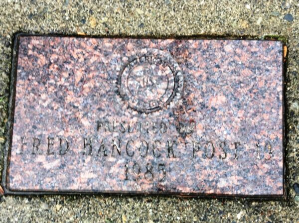 RENTON SENIOR ACTIVITY CENTER MEMORIAL FLAGPOLE STONE
