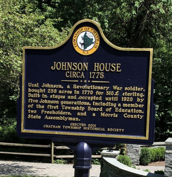 JOHNSON HOUSE REVOLUTIONARY WAR SOLDIER MEMORIAL MARKER