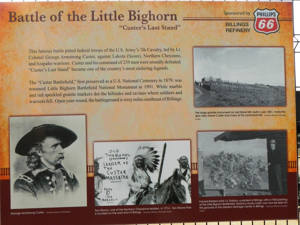 BATTLE OF THE LITTLE BIGHORN MEMORIAL PANEL
