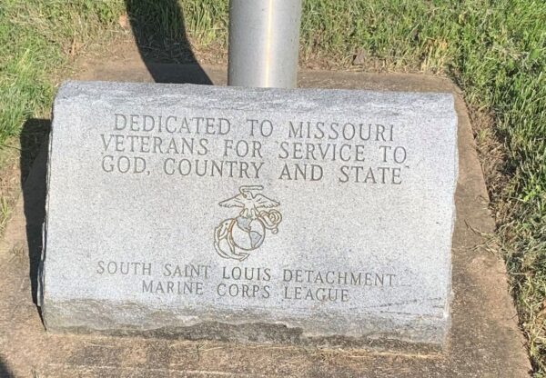 MISSOURI VETERANS MEMORIAL FLAGPOLE STONE